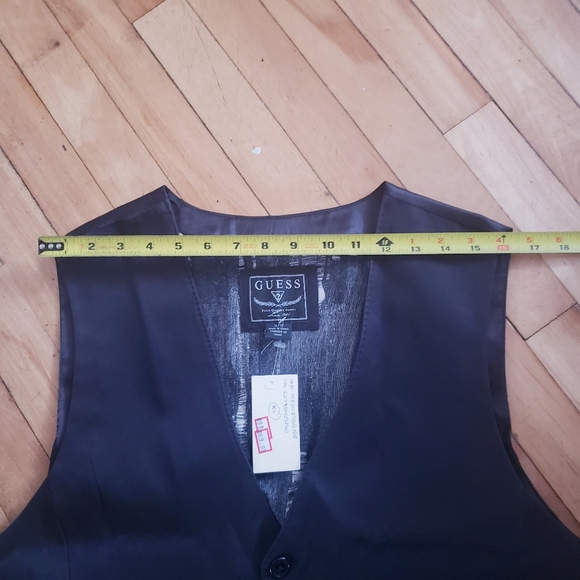 GUESS Men'S NWT Formal Vest - Black XL - Picture 14 of 15